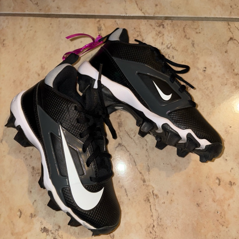 Nike Black and White Football Cleats